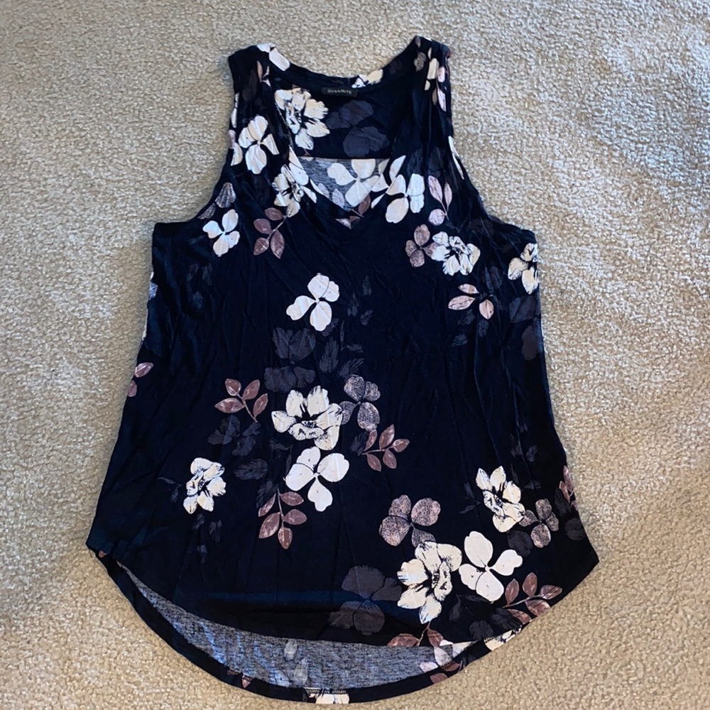 Dynamite V-Neck Floral Tank